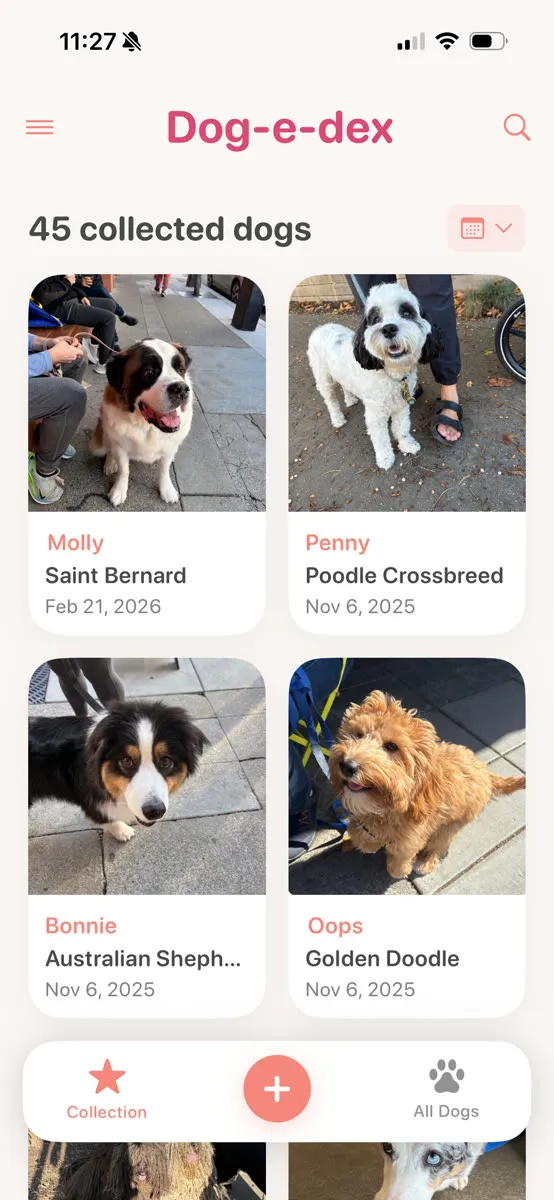 dog-e-dex app